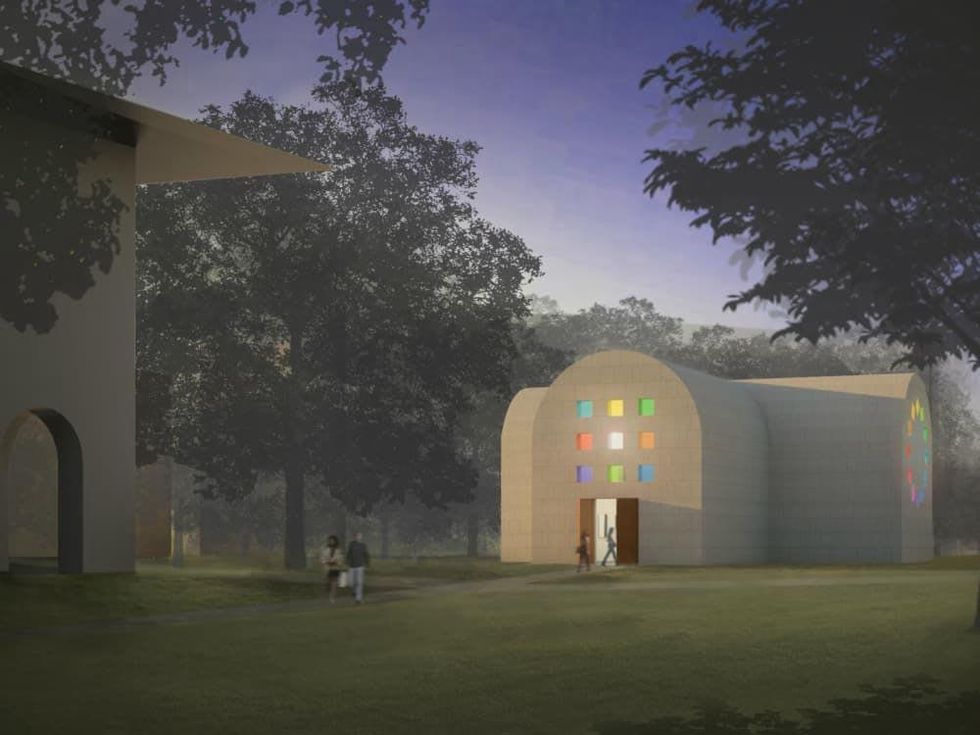 Ellsworth Kelly cathedral blanton museum