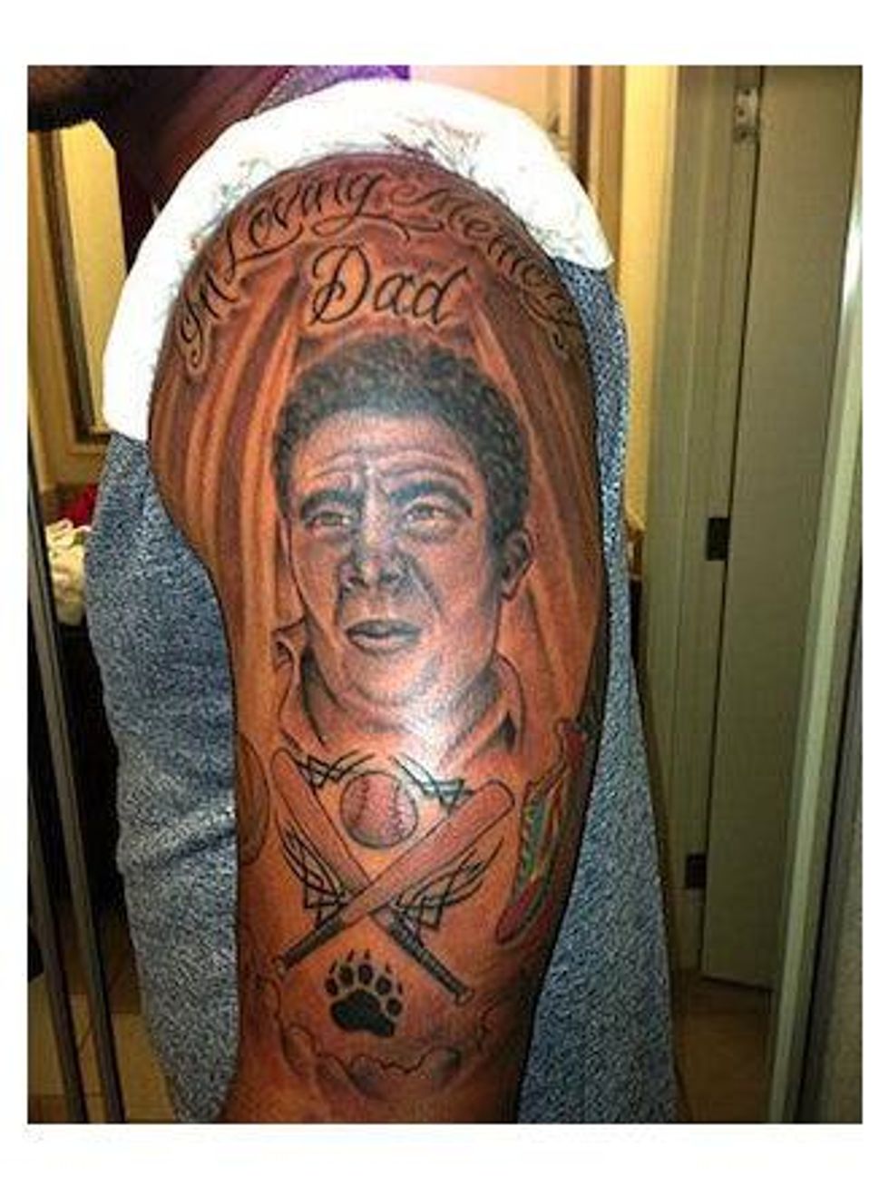 Elvis Andrus' tattoo