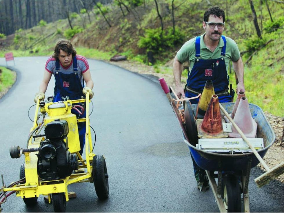 Emile Hirsch and Paul Rudd in David Gordon Green's Prince Avalanche