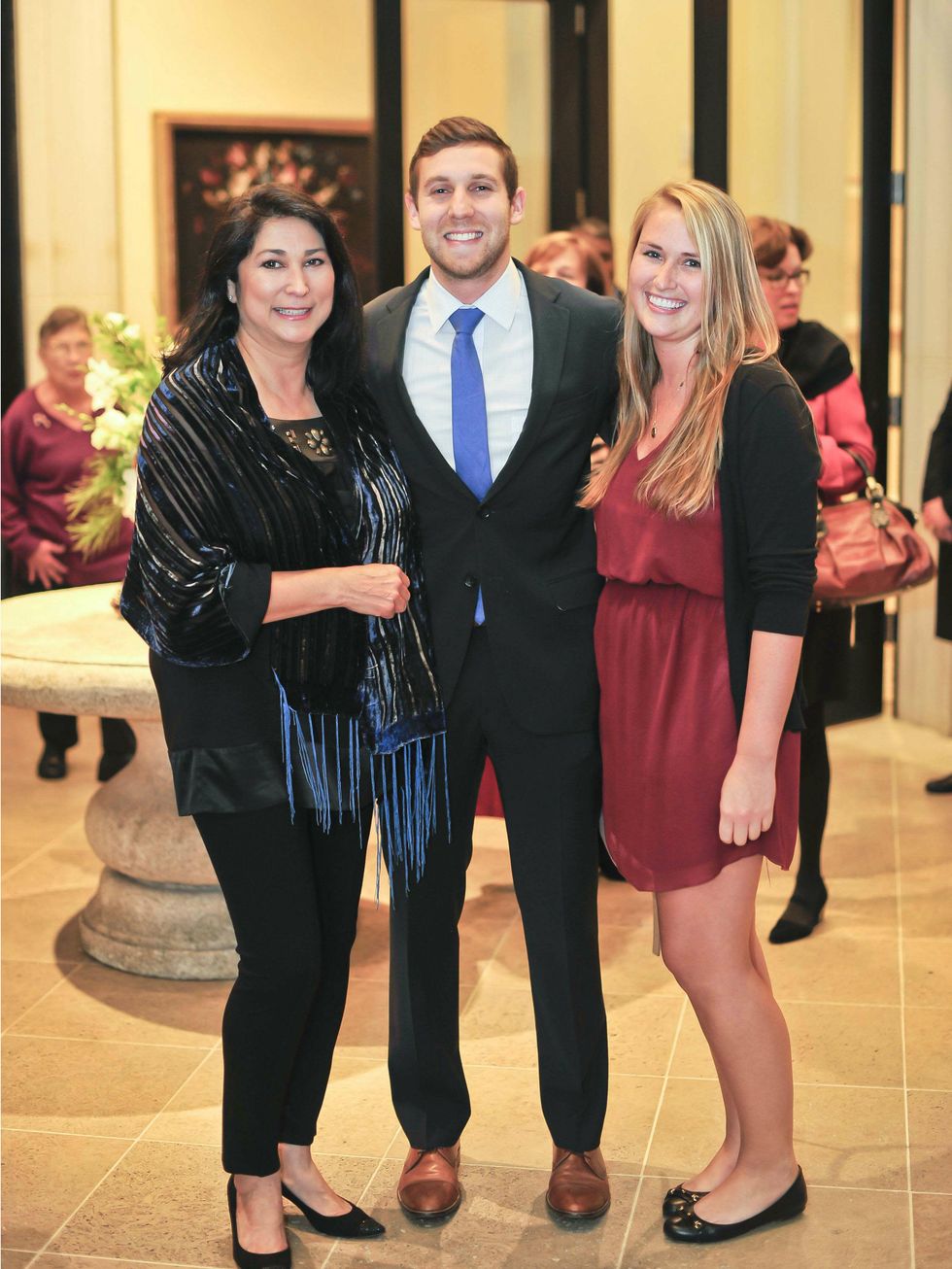 Emilia Irene Davies, Stephen Davies, Mica Rasche, Meadows Reception