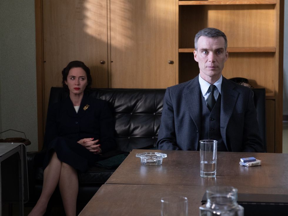 Emily Blunt and Cillian Murphy in Oppenheimer