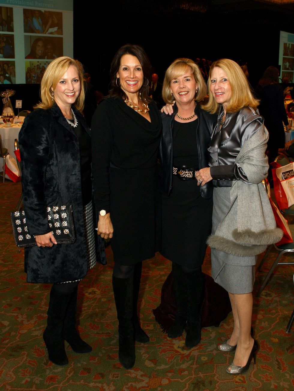 Emily Eisenhauer, Calvert Collins, Patti Flowers, milestone luncheon, milestone luncheon jld