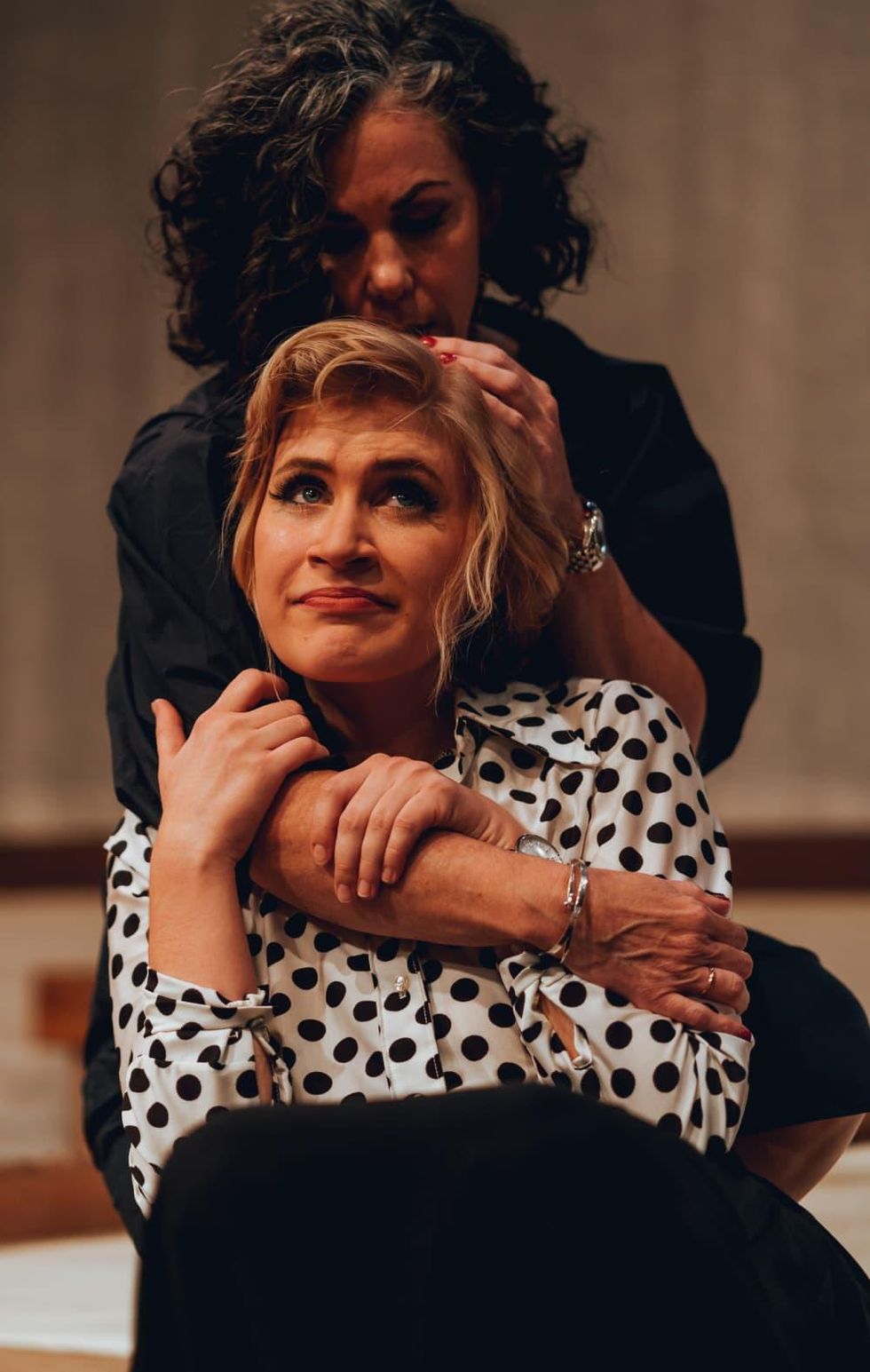 Emily Scott Banks and Gretchen Hahn in The Cherry Orchard