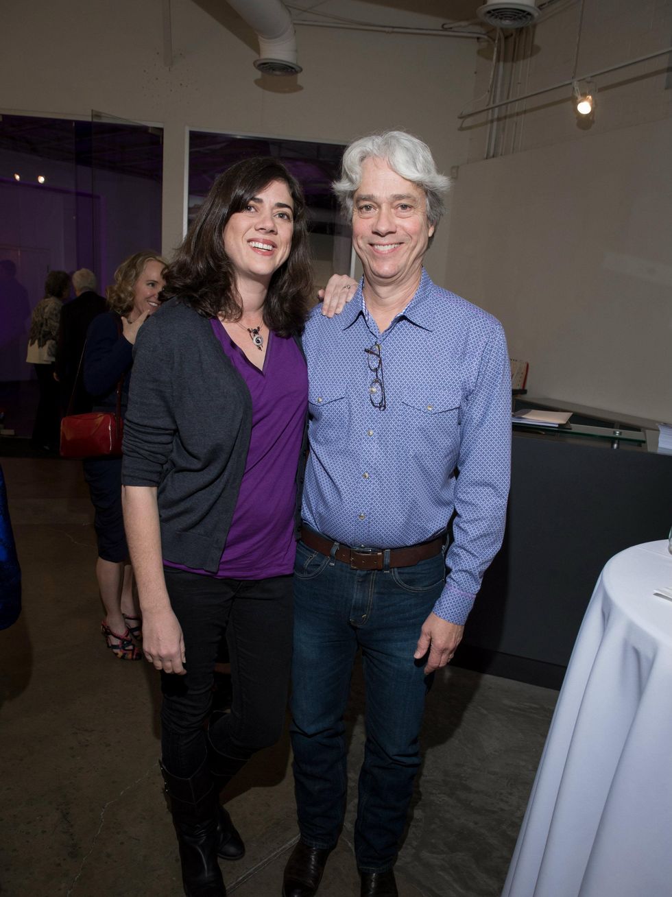 Emily Steele, Billy Hassell, David Markus, Annabel Daou, Conduit Gallery party