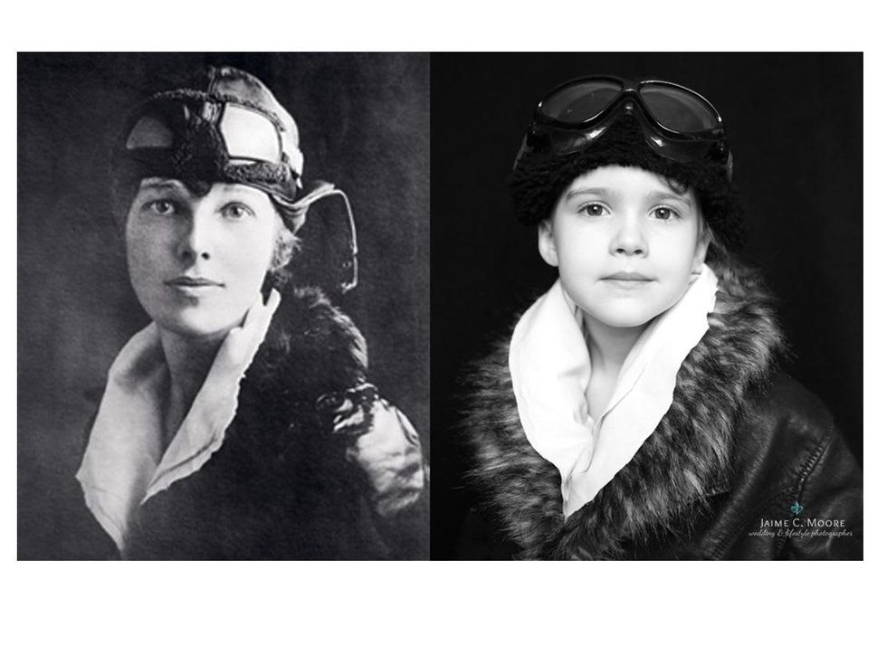 Emma as Amelia Earhart