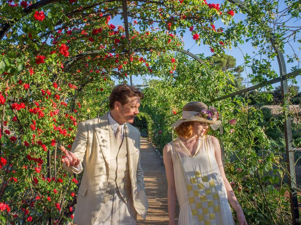 Emma Stone and Colin Firth in Magic in the Moonlight