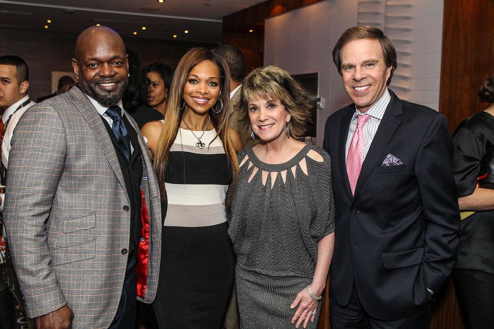 Emmitt Smith, Pat Smith, Carole Murray, Scott Murray