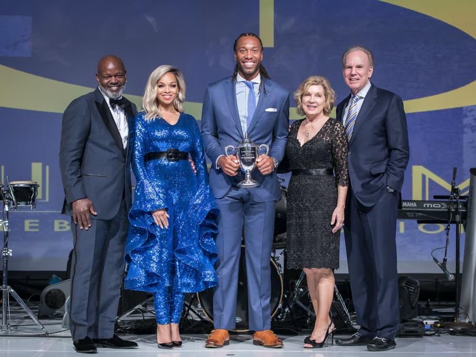 Emmitt Smith, Pat Smith, Larry Fitzgerald Jr, Marianne Staubach, Roger Staubach