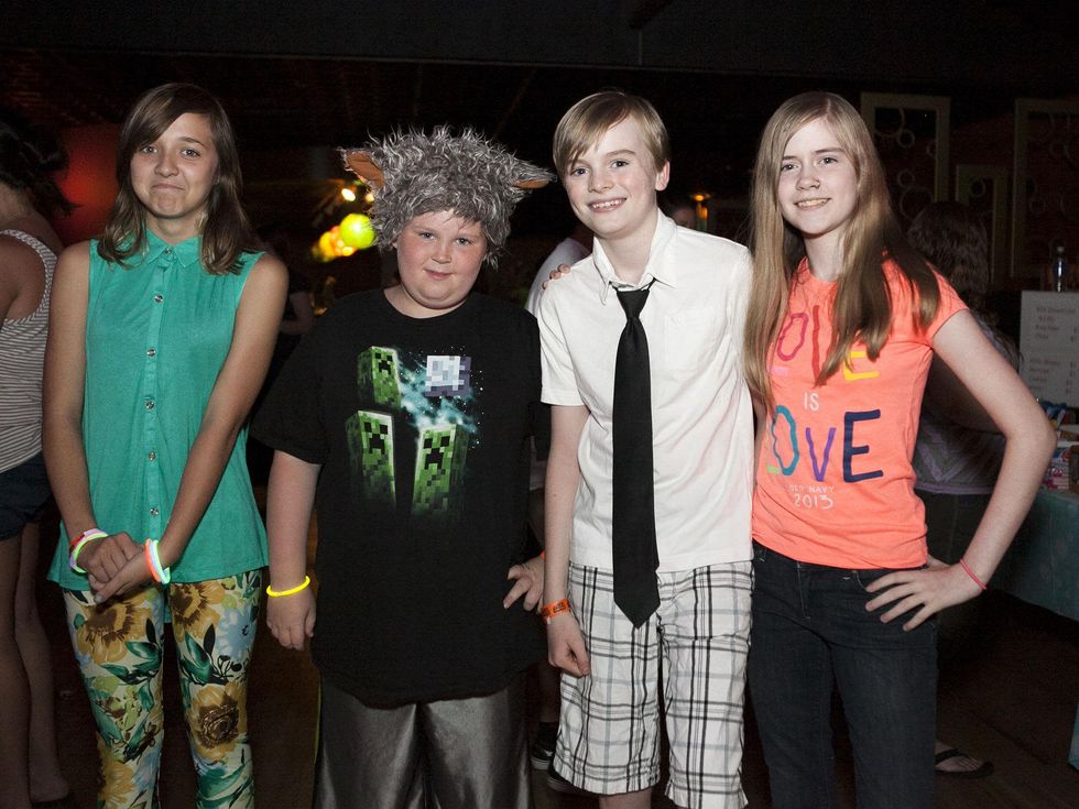 Enique Higbee, Jaden Morris, Liam Holman, Willow Kerr at It'll Do Disco Kids in Dallas