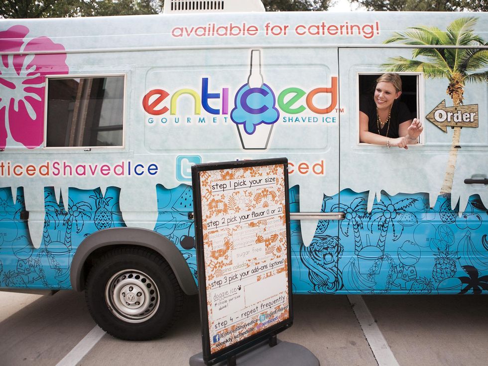 Enticed, snow cone, SPCA, Hotel Palomar