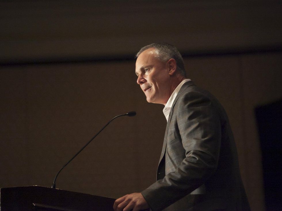 Eric Affeldt at On the Move Luncheon