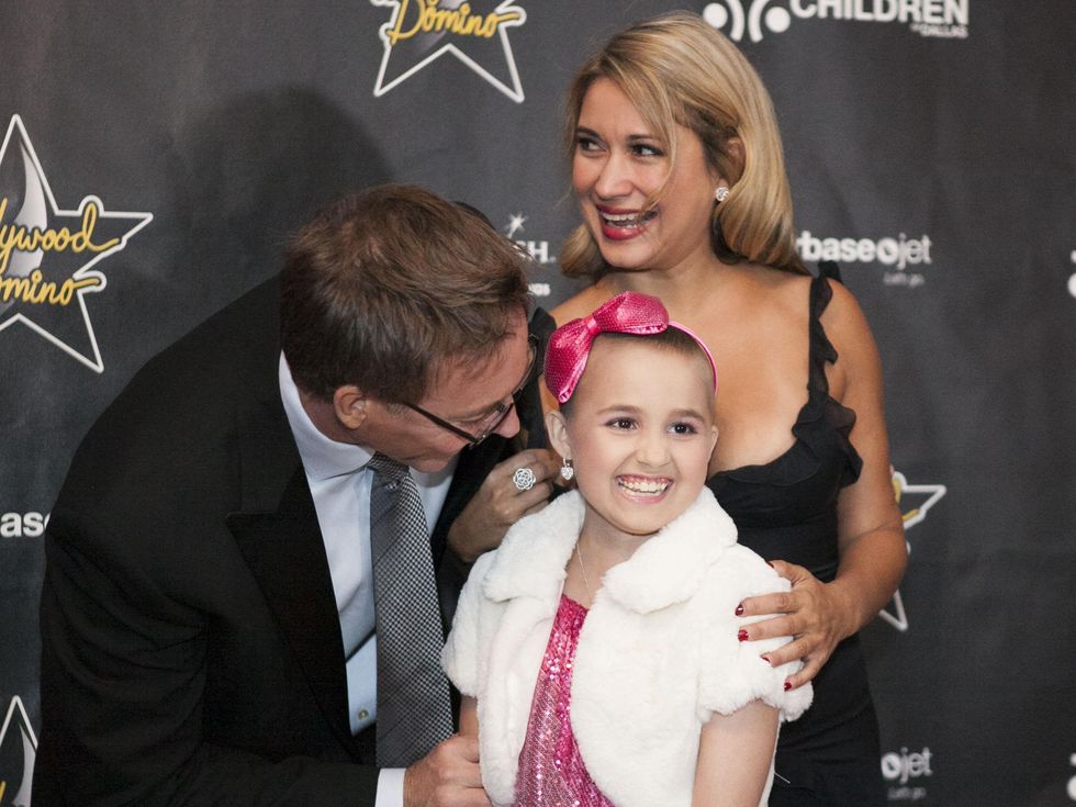 Eric Hansen, Julia Brown, Vally Fernandez at Hollywood Domino Dallas 2014