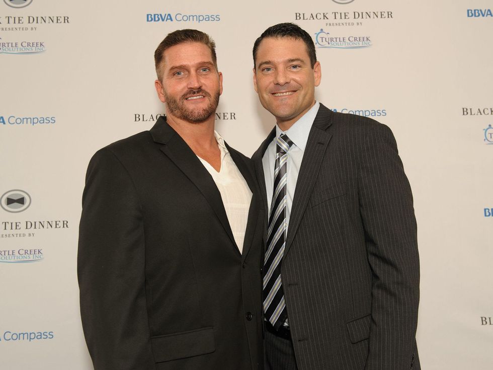Eric Rodgers, David Ploof at Black Tie Dinner Sponsor Kick-Off