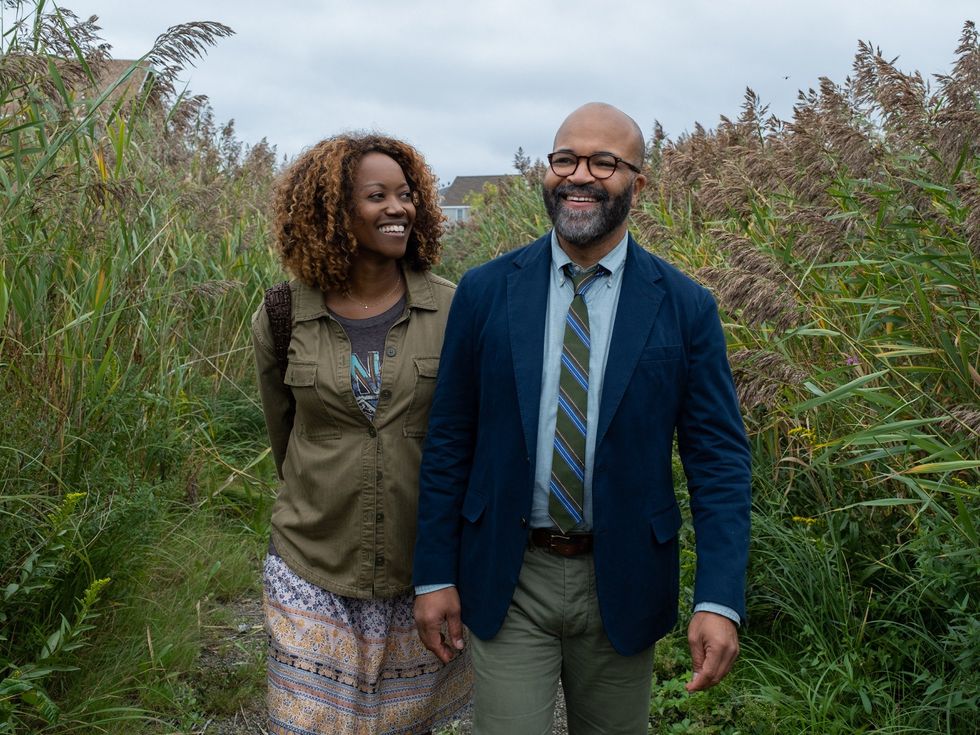 Erika Alexander and Jeffrey Wright in American Fiction