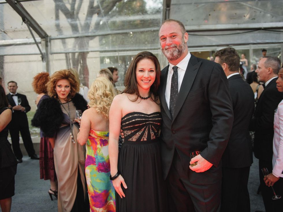 Erin Cluley, Tearlach Hutcheson at Art Ball 2014