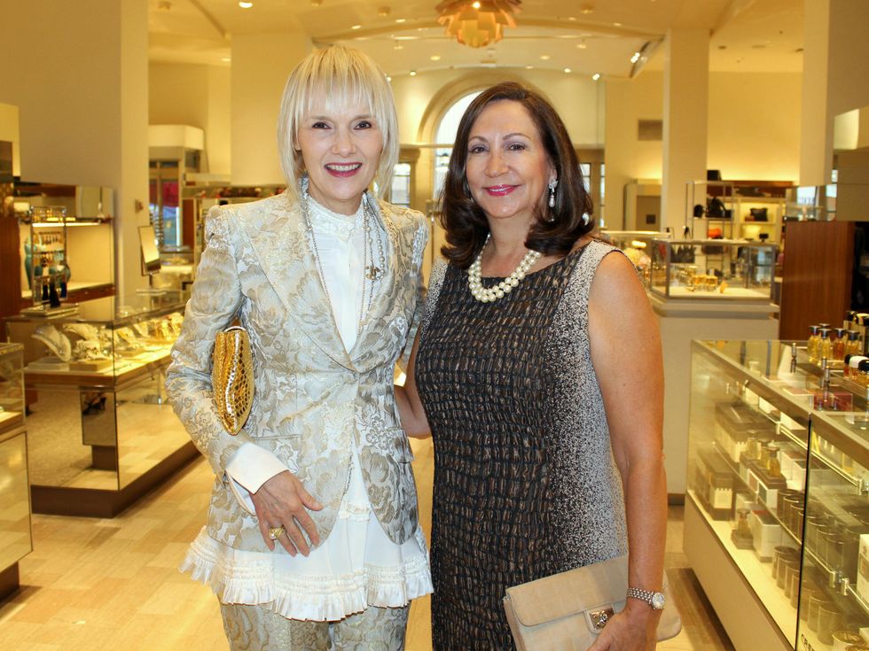 Erin Mathews, Cindy turner, CCB 10 Best Dressed Luncheon