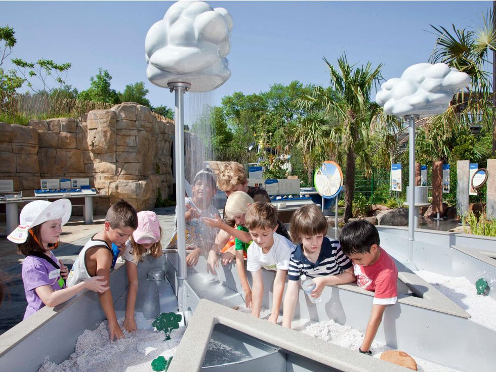 Erosion table at Rory Meyers Children's Adventure Garden