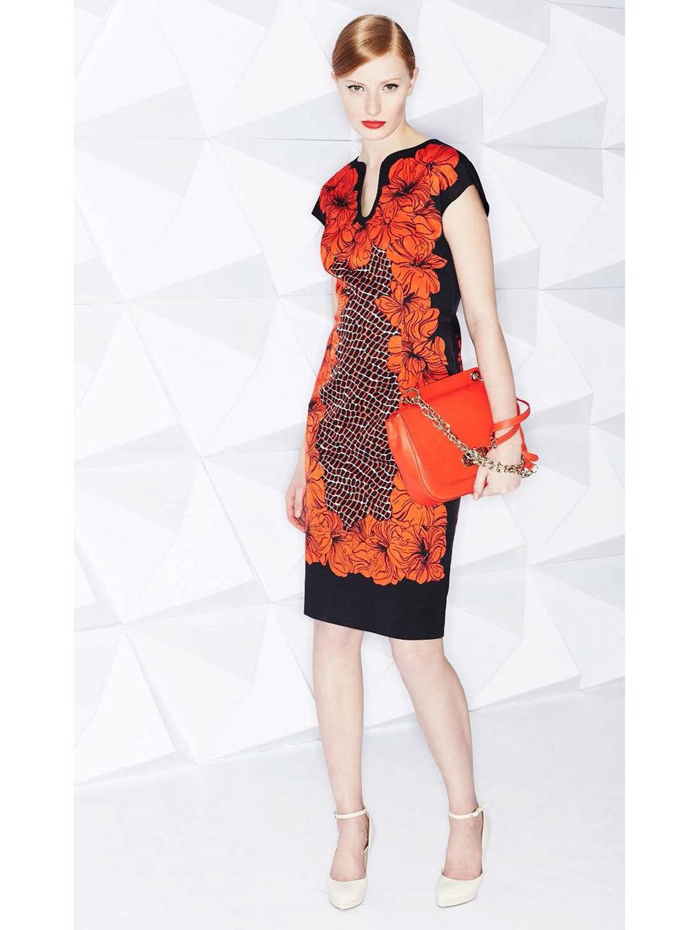 Escada spring 2015 and resort September 2014 Look 6 Resort 2015 Darikana Dress