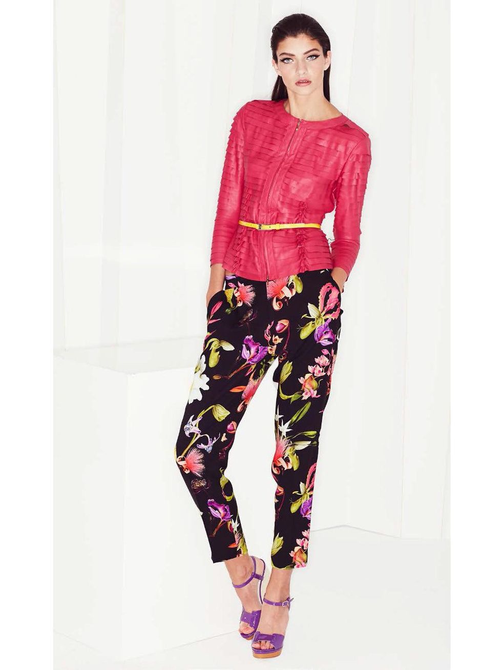 Escada spring 2015 and resort September 2014 Look 8 Spring Summer 2015 Lamu Jacket, Spring Summer 2015 Tsisa Pant