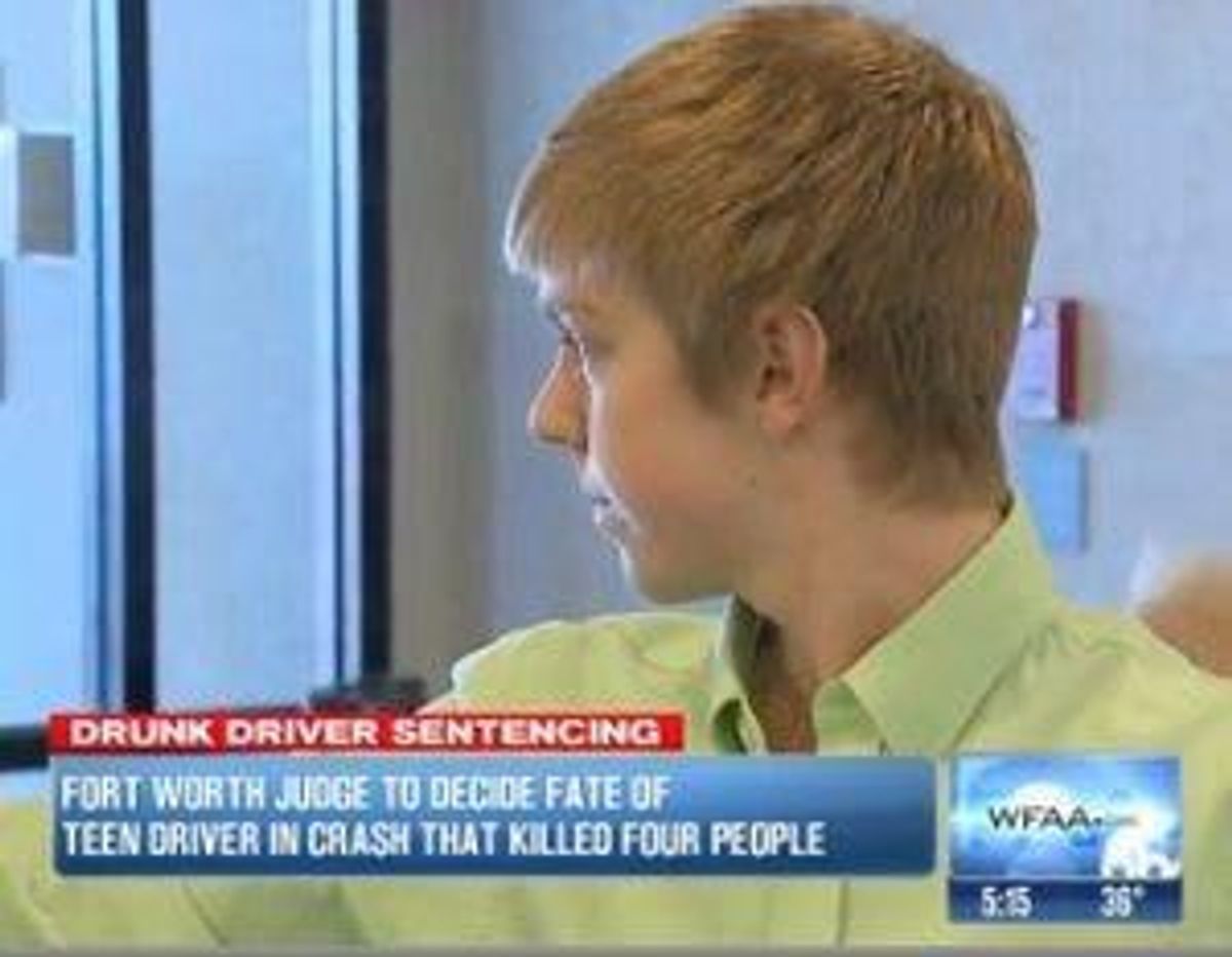 Ethan Couch was 16 years old when he crashed his car and killed four
