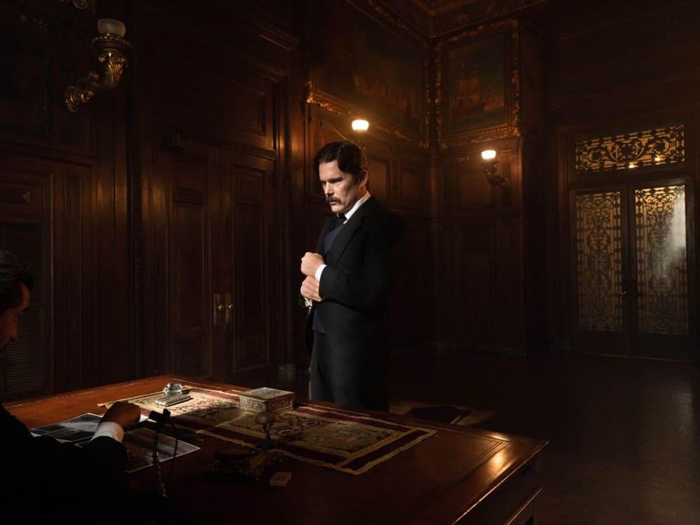 Ethan Hawke in Tesla