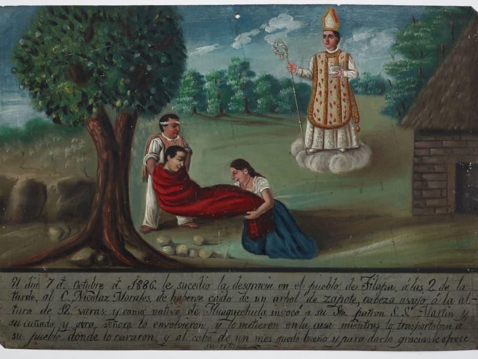 Ex-voto Dedicated to Saint Martin of Tours, 1886, Mexico