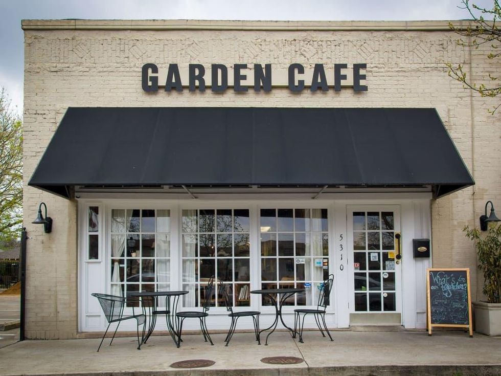 Exterior of Garden Cafe in Dallas
