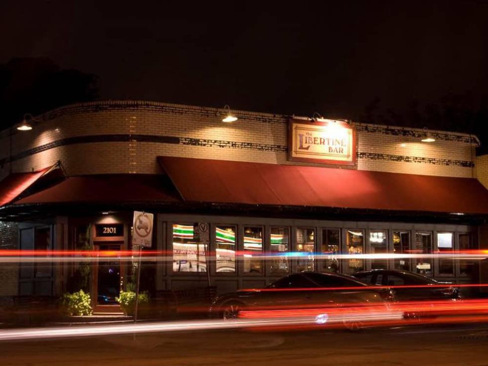 Exterior of Libertine Bar on Lower Greenville in Dallas