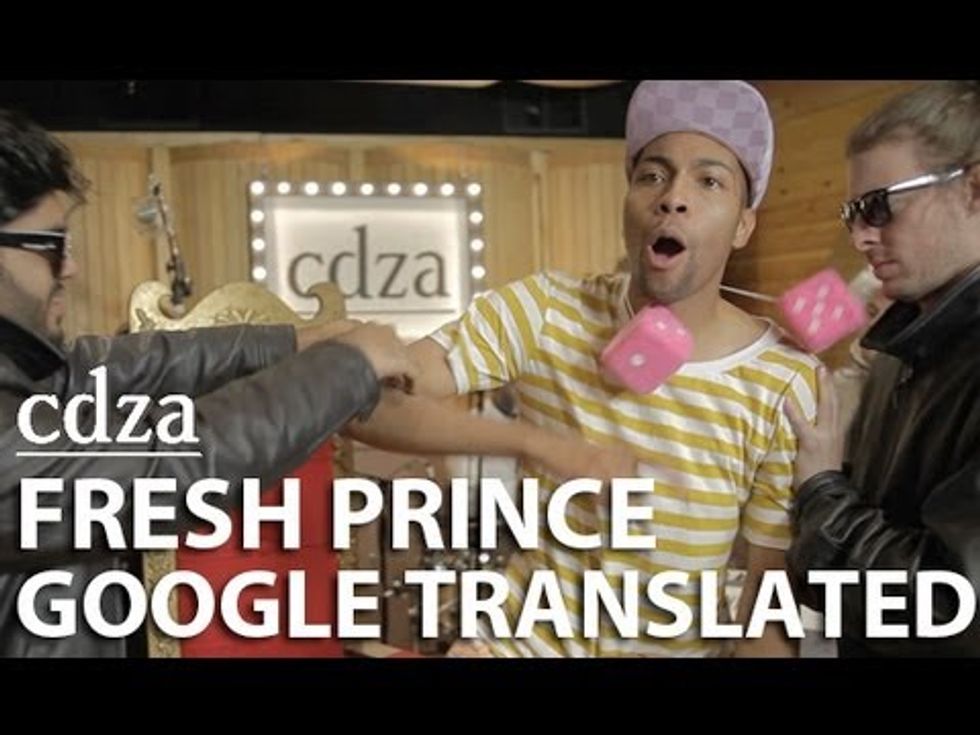 Fresh Prince of Bel-Air meets Google Translate and a bounty of Manti Te'o entertainment