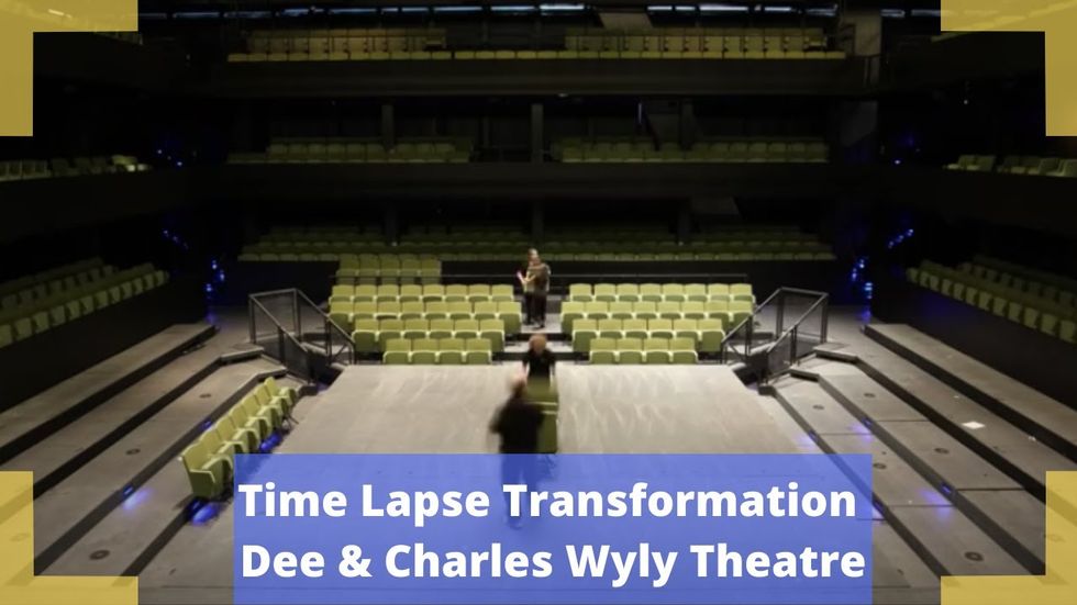 Time flies when you're having fun, or converting Wyly Theatre