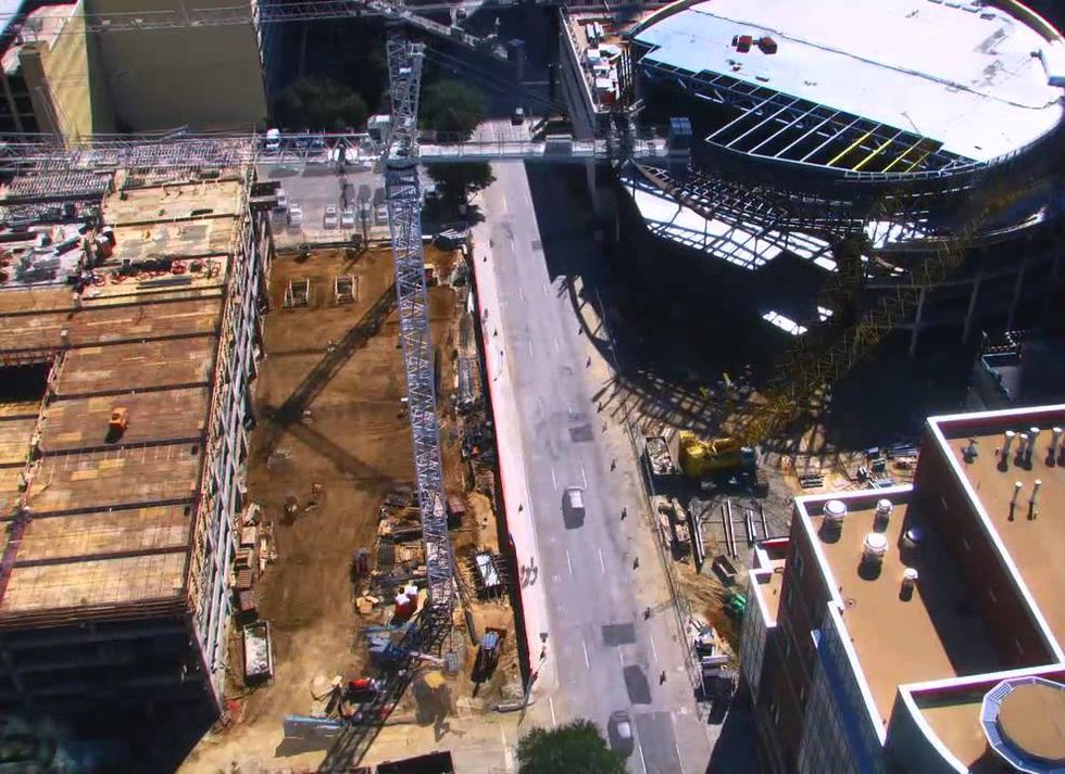 First Baptist Dallas $130 million campus built in 42 seconds