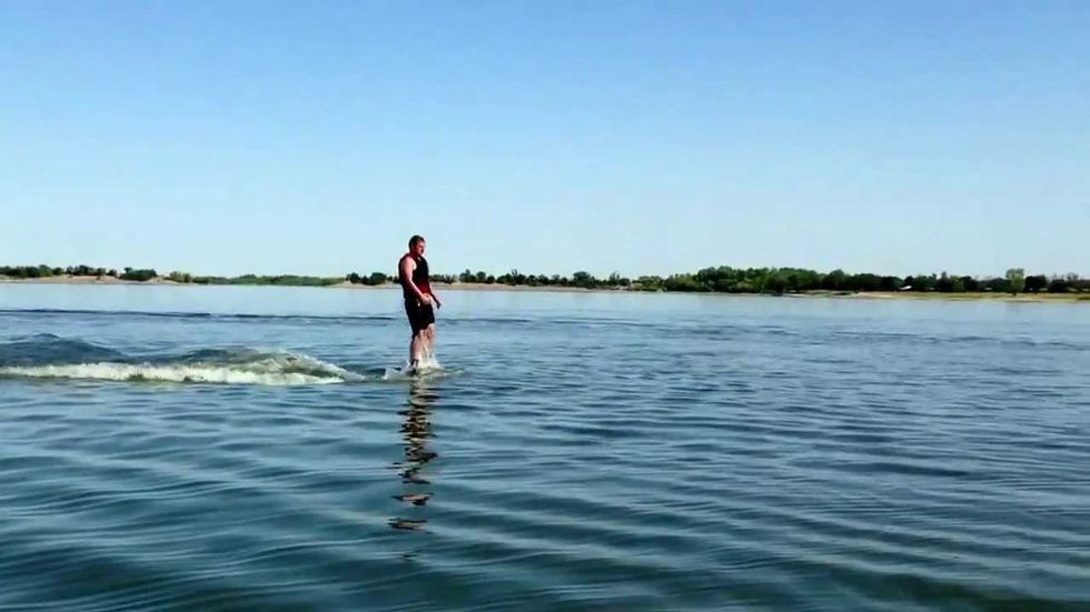 FlyBoard Nation lets you flip and fly over Lake Lewisville