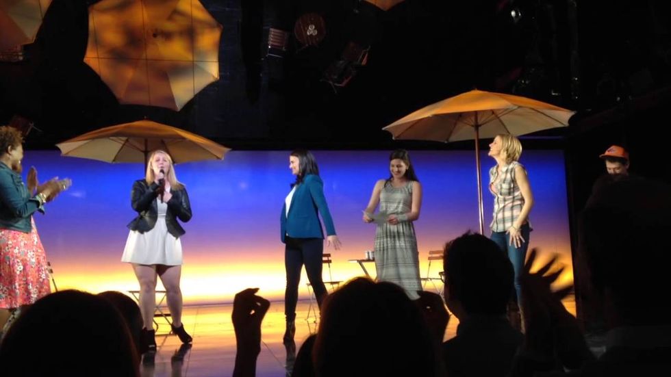 Dallas actress sings onstage with Broadway's Idina Menzel and nails it