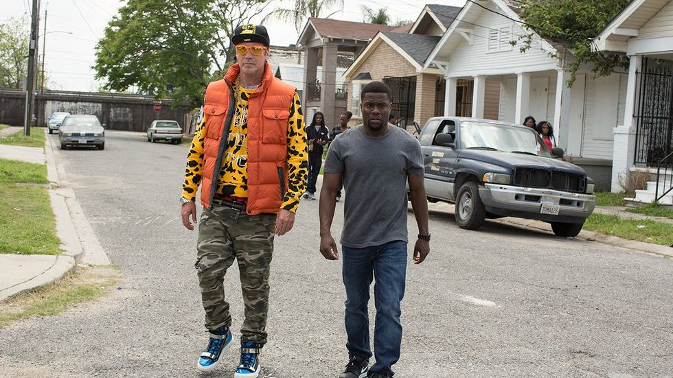 Will Ferrell and Kevin Hart sort of save unsubtle Get Hard from itself