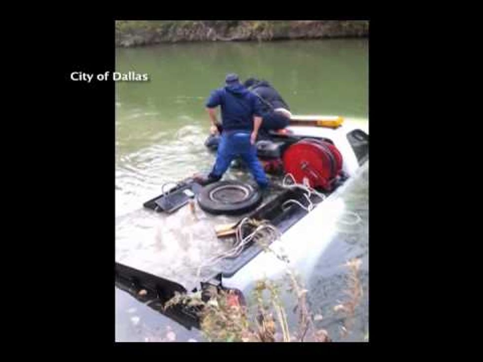 City workers save Dallas man who crashed into White Rock Creek