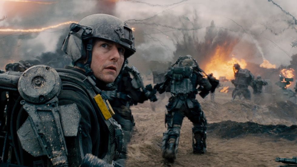 Even a cocky Tom Cruise can't push Edge of Tomorrow out of neutral