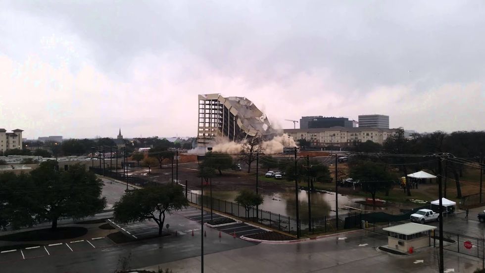 Watch this former Xerox building in Dallas implode