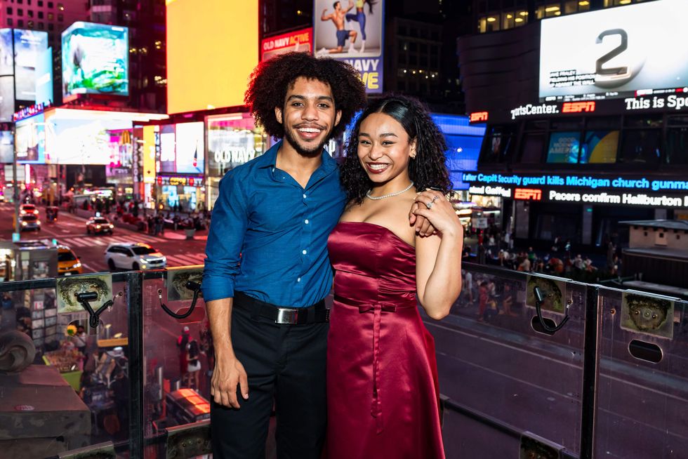 Fabiola Caraballo Quijada and Chris Hayes Jimmy Awards