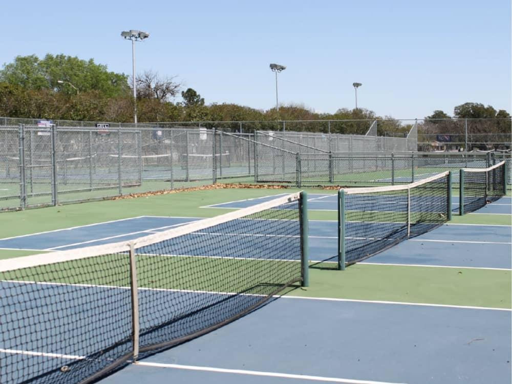 Fair Oaks Tennis Center court Dallas