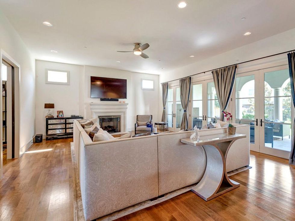 Family room at 3417 Villanova in Dallas