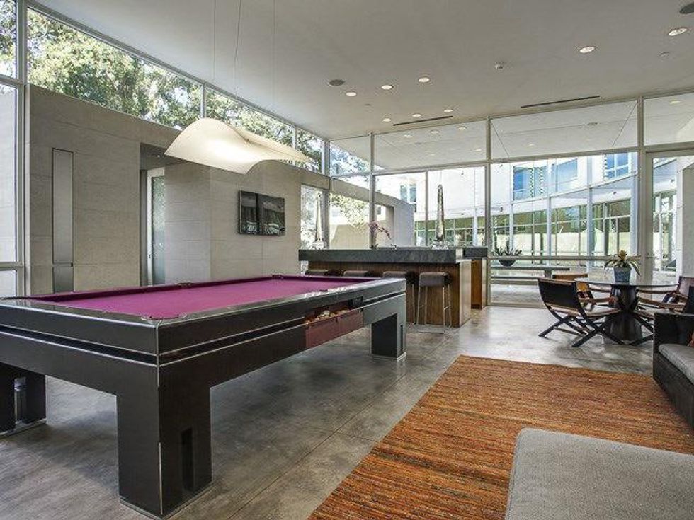 Family room at 6645 Northaven Rd. in Dallas