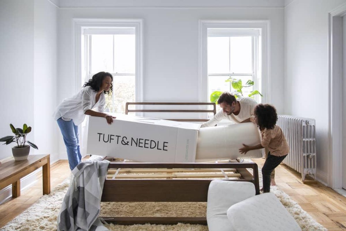 Mattresses are delivered to your door in a box, then puff up when unrolled. CultureMap Dallas