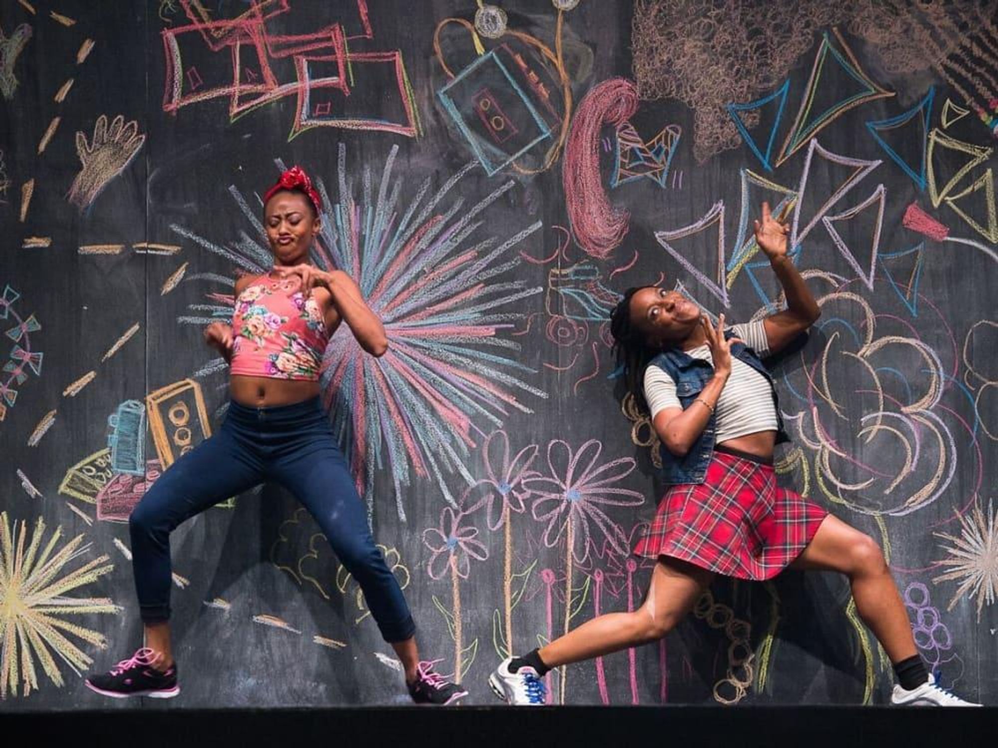 Fana Fraser and Beatrice Capote of Camille A. Brown Dance Company, TITAS Presents