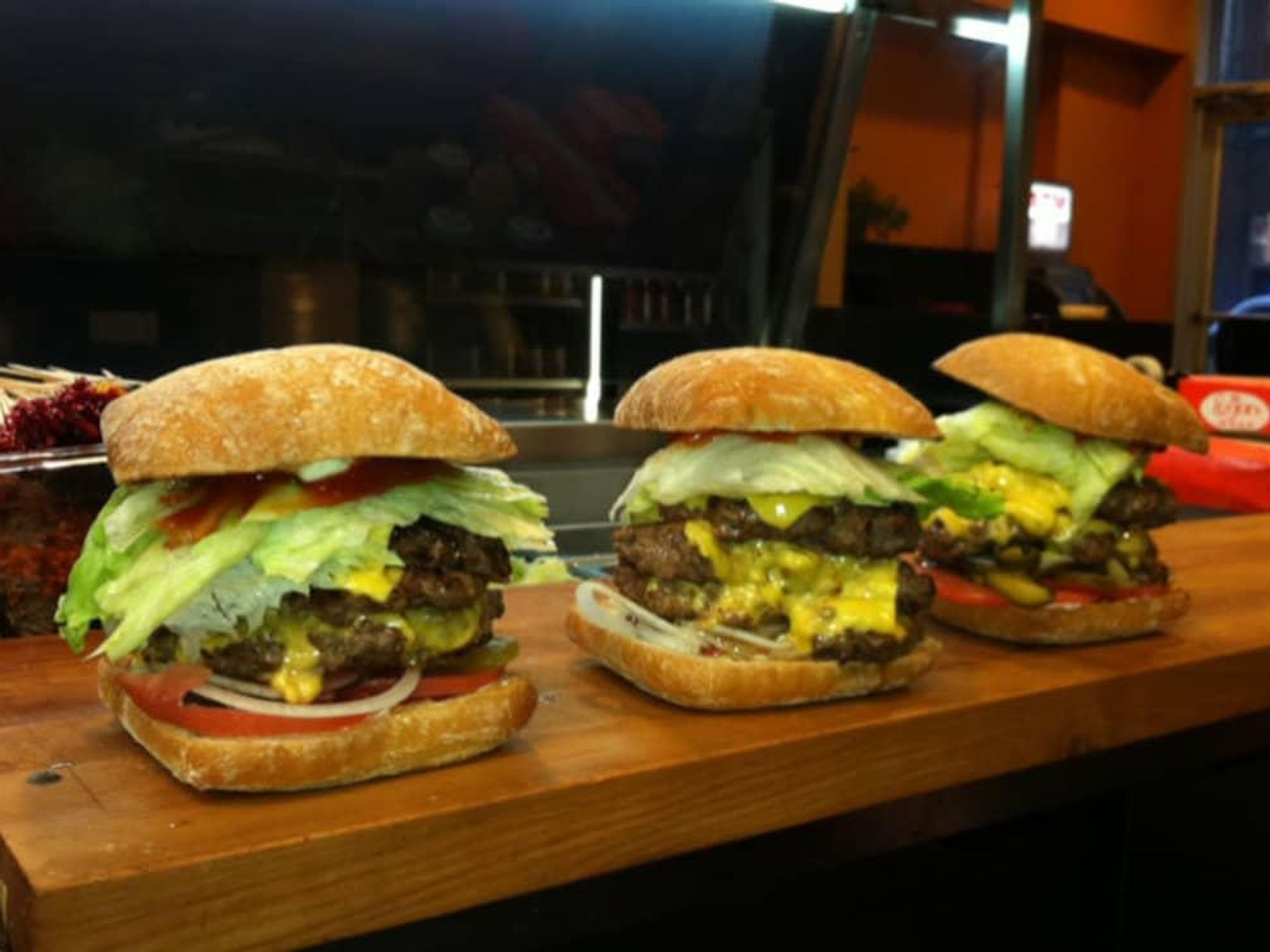 Fat Rabbit, burger sliders