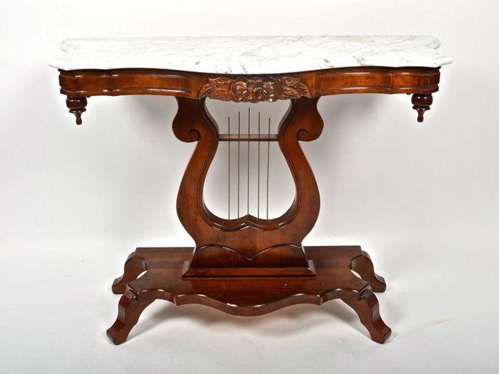 Federal marble-top table from Everything But The House