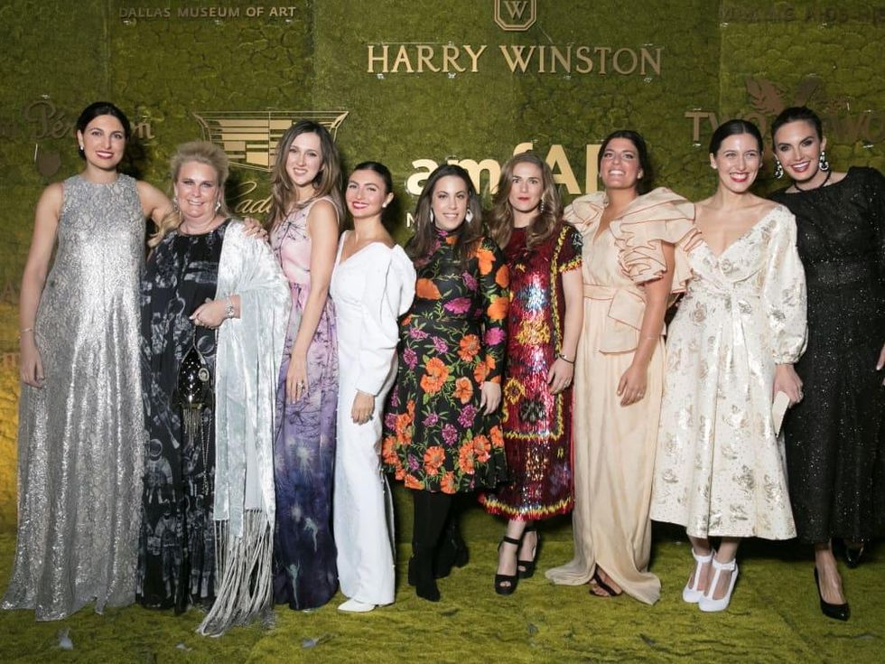 Fedrica Fanari, Georgina Hartland, Maria Baibakova, Nasiba Hartland-Mackie, Mary Katrantzou, Claire Olshan, Rosie Assoulin, Emilia Wickstead, Elizabeth Armie Hammer