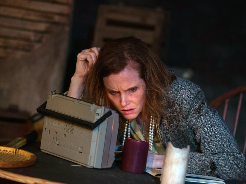 Felicia Bertch in The Birds at Theatre Too