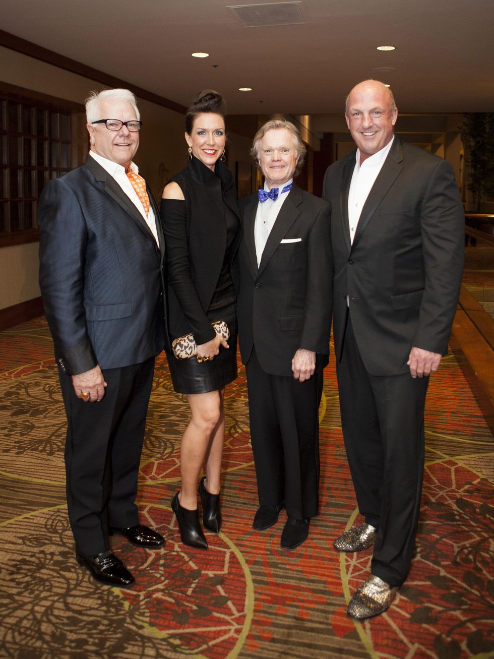 Ferrell Drum, Ahndrea Gamboa, Keith nix, Greg Alford, black tie dinner