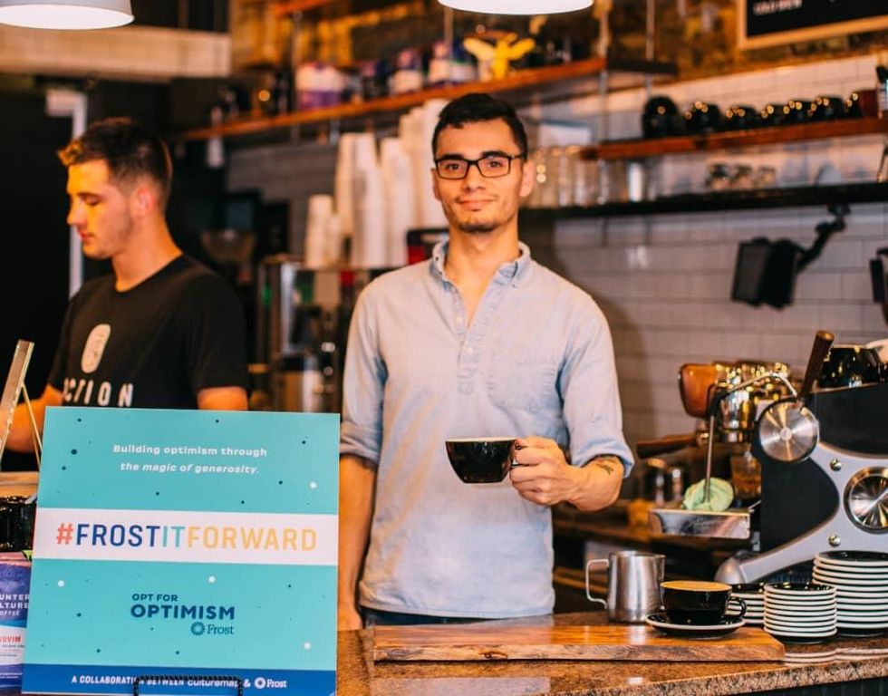 Fiction Coffee, CM popup