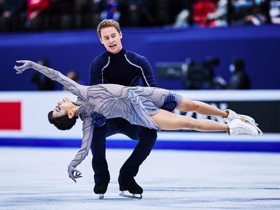 figure skating, Chock and Bates